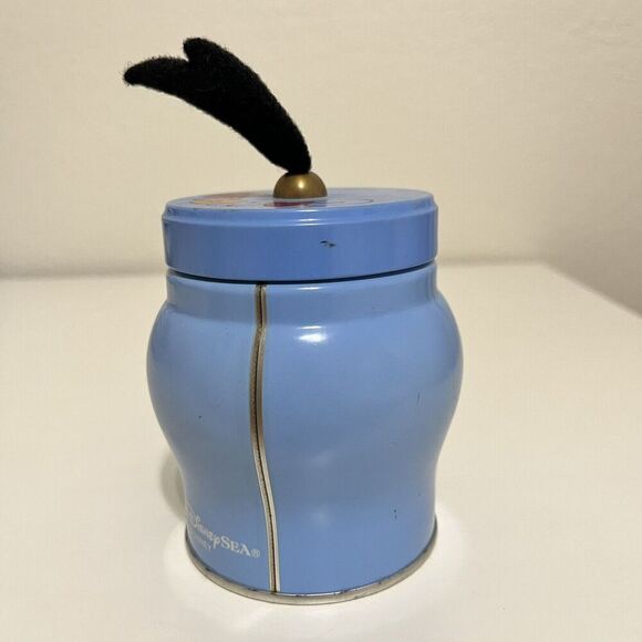 Tokyo Disneysea TDS Aladdin Genie Candies Tin Jar Blue EMPTY - Picture 6 of 10
